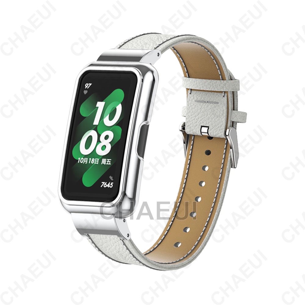 Dây Đeo Thay Thế Chất Liệu Da Cho Huawei Band 8 7 6 / Honor Band 6