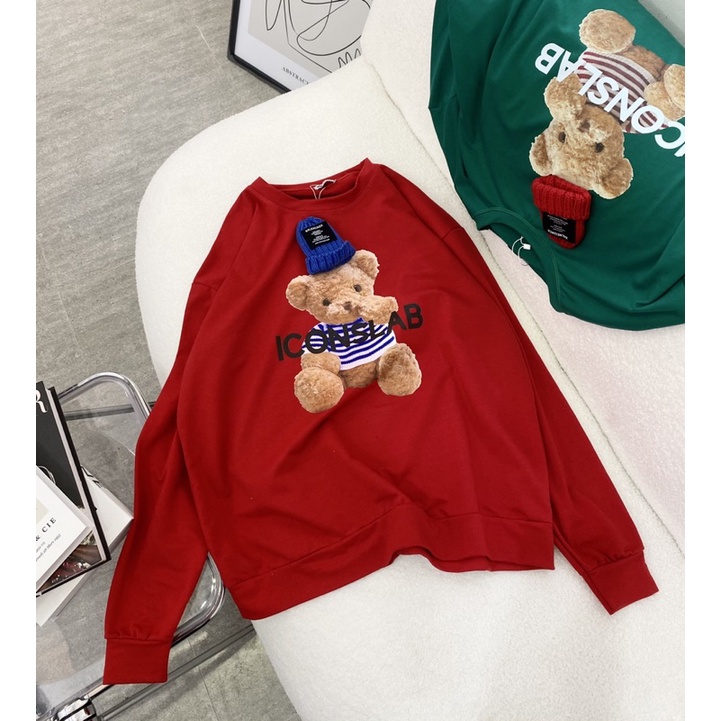 Áo sweater gấu 3 màu
