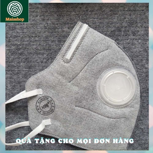 KHẨU TRANG SAFELIFE CHỐNG BỤI 3D CAO CẤP N96+ CARBON