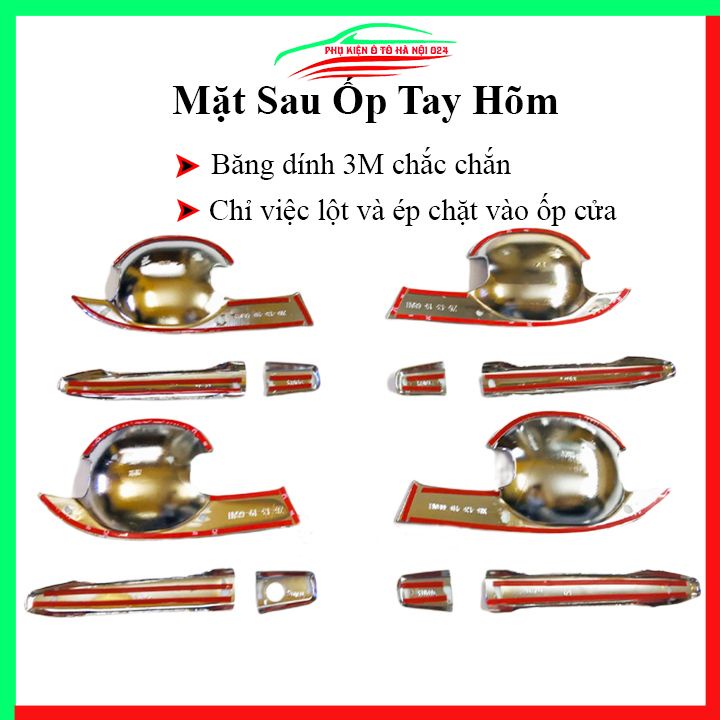 Ốp tay hõm mạ crom Outlander 2016-2023