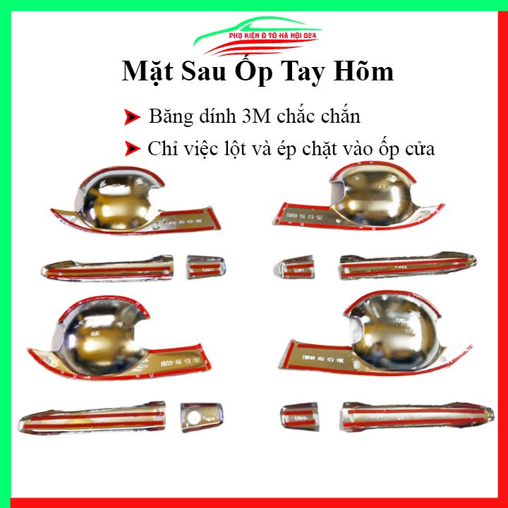 Ốp tay hõm mạ crom Outlander 2016-2021