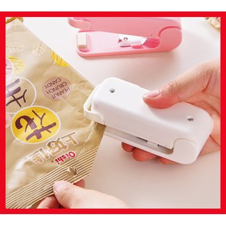 Máy dán miệng túi cầm tay mini + tặng kèm pin | nitiza store
