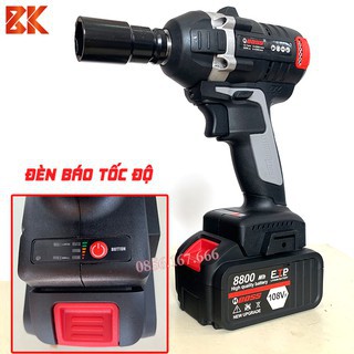 Máy siết mở bu lông BOSS - Không chổi than - 2 pin - Máy bắt vít dùng pin