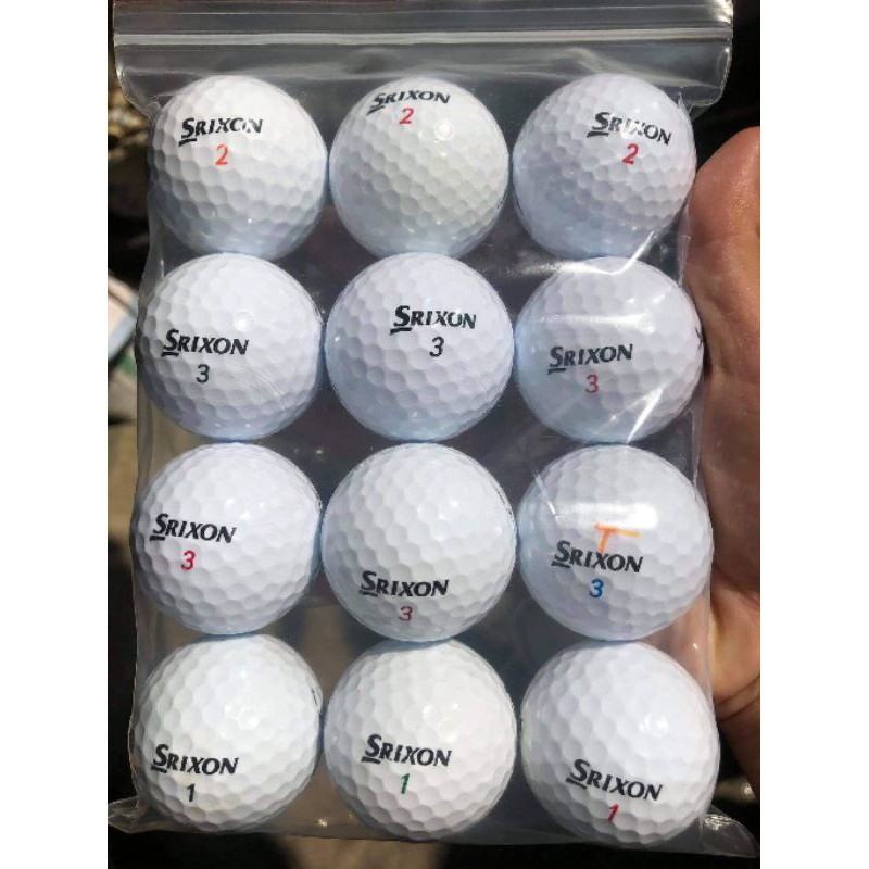 set 12 bóng golf srixon, mới 95%