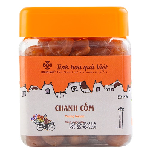 Ô Mai  Chanh Cốm Hồng Lam - Vị Ngọt Thơm - Hộp