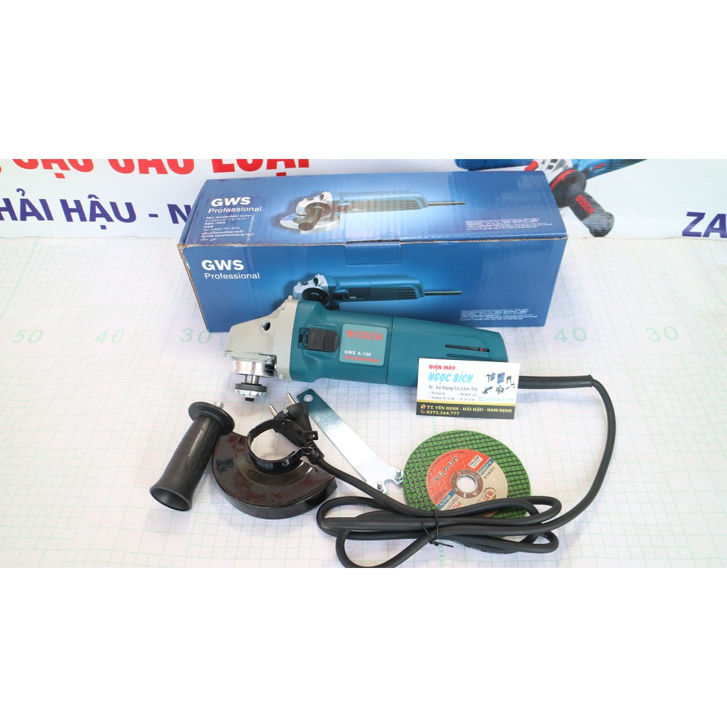 Máy Mài, Máy Cắt Bosch GWS 6 -100 6 cấp tốc độ 220v Tặng Phụ Kiện