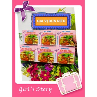 LỐC 6 HỘP BÚN RIÊU CHAY( Mỗi hộp 74g/4viên)