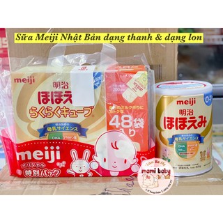 Sữa Meiji nội địa Nhật Bản hộp 800g & thanh