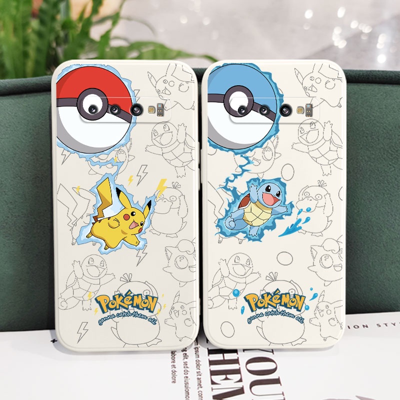 Ốp Điện Thoại Mềm Hình Linh Vật Sáng Tạo Dễ Thương Cho Samsung Galaxy S10 S10E Plus S9 Plus