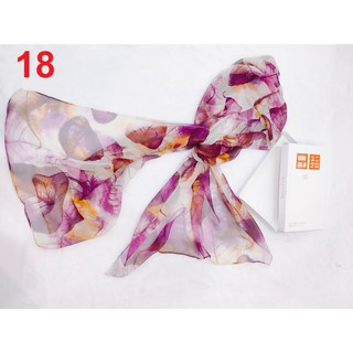 KHĂN VON LỤA HỌA TIẾT