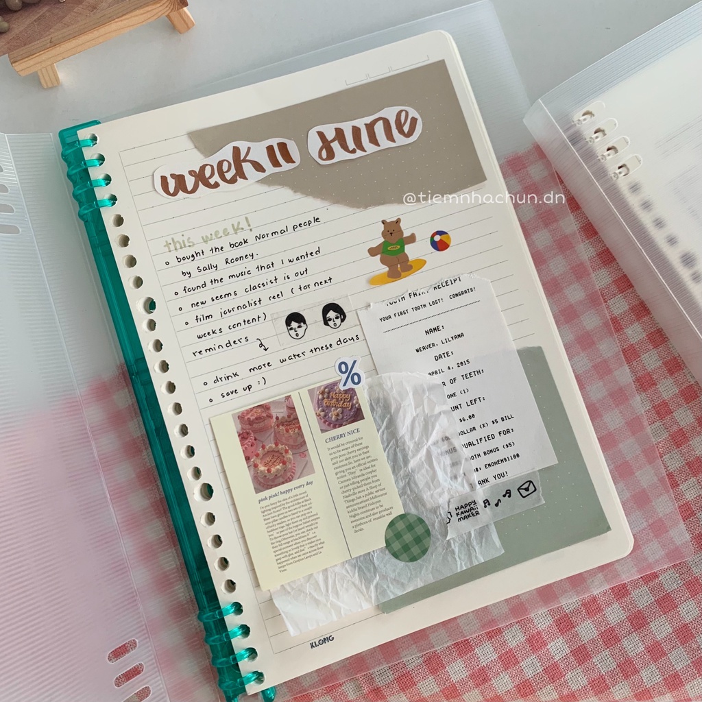 SỔ CÒNG BINDER CÒNG NHỰA B5 100 TRANG MÀU PASTEL 8 CÒNG LOẠI MỚI (ảnh thật) - Tiệm nhà Chun
