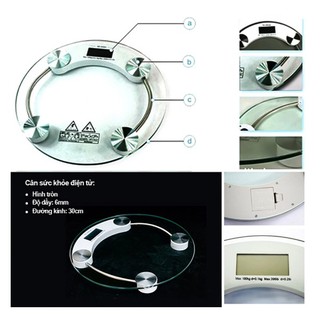 Cân Sức Khỏe Mặt Kính Cường Lực