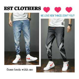 E806 Quần jean jogger nam Hàn Quốc mới nhất