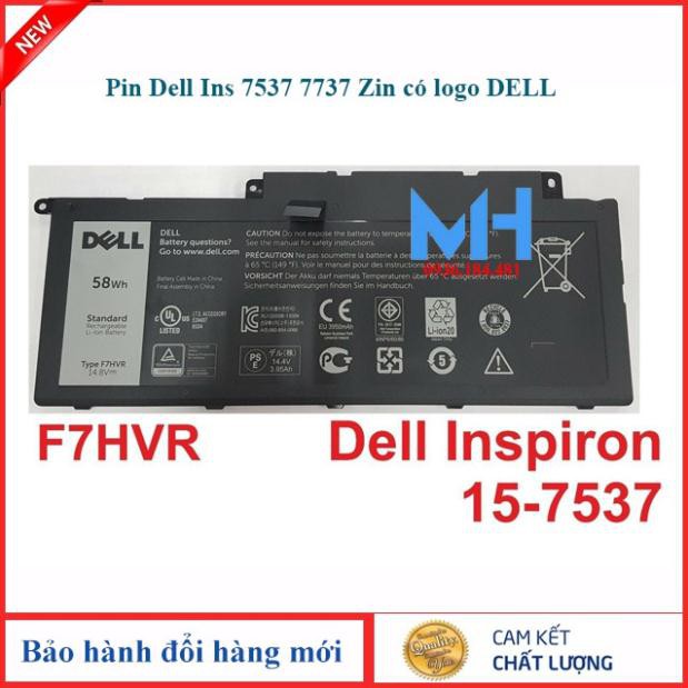 Pin Laptop DELL INSPIRON 15-7537, pin laptop Dell Inspiron 15 7537 17 7737 F7HVR 062VNH G4YJM ZIN