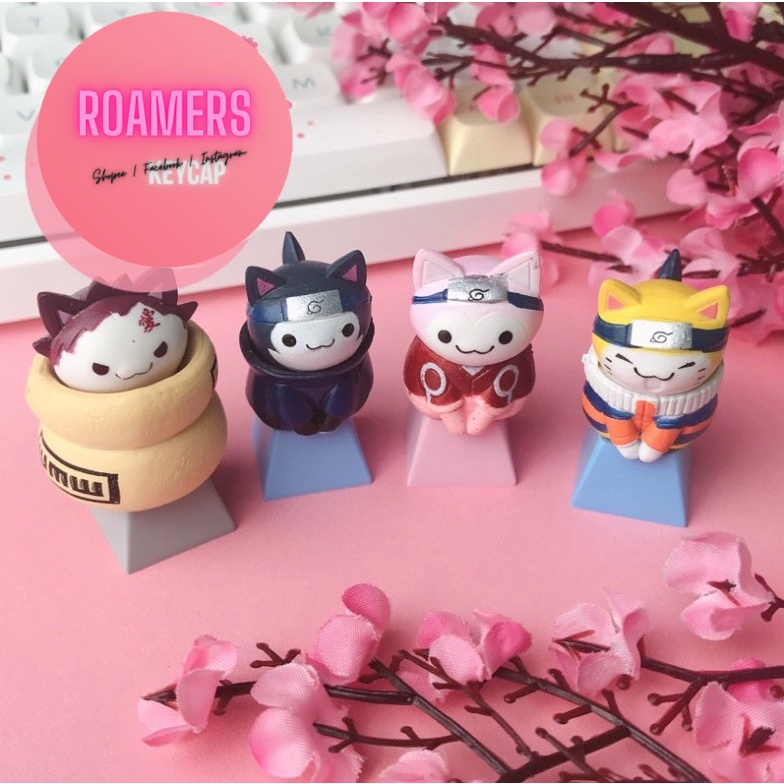 Keycap naruto nhân vật hoạt hình key cap anime lẻ keycaps