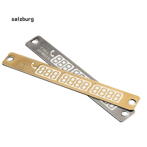 Bảng số điện thoại đỗ xe tạm thời cho xe hơi ô tô tương thích các xe Toyota Vios Innova và Hyundai Accent