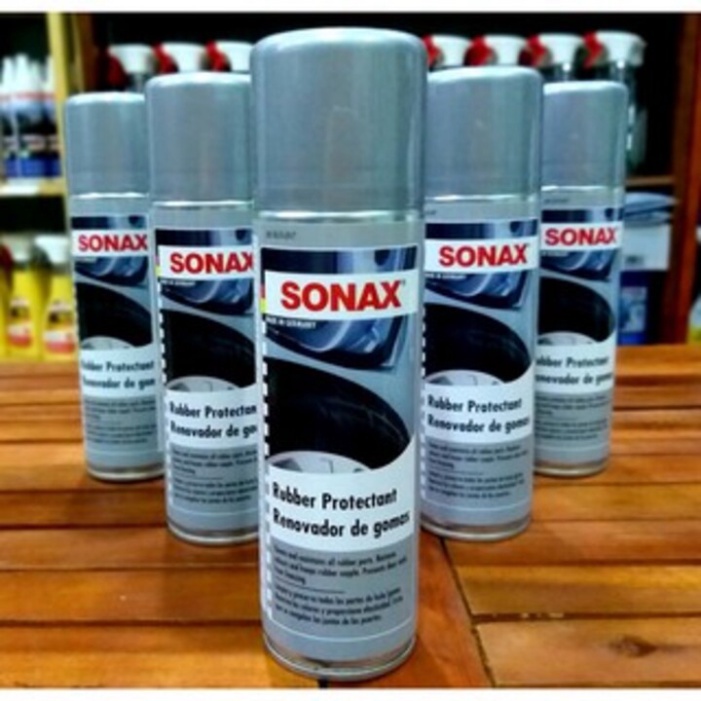 Chai xịt bảo dưỡng cao su, ron cửa và lốp xe ô tô Sonax 340200 - Dung tích 300ml - HÀNG NHẬP KHẨU