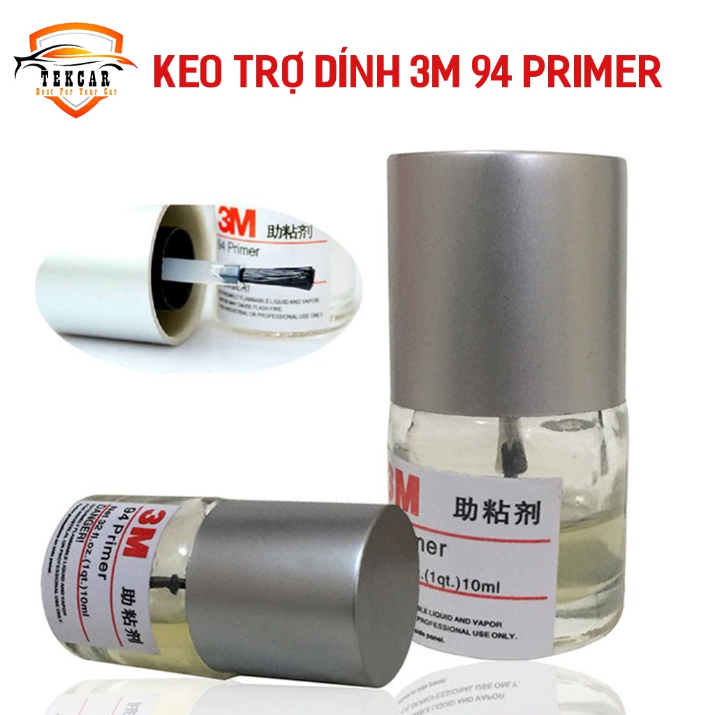 Keo trợ dính 3M 94 Primer 10ml, keo mồi chất dung môi tăng bám tăng độ kết dính cho băng 2 mặt hỗ trợ dán phụ kiện xe