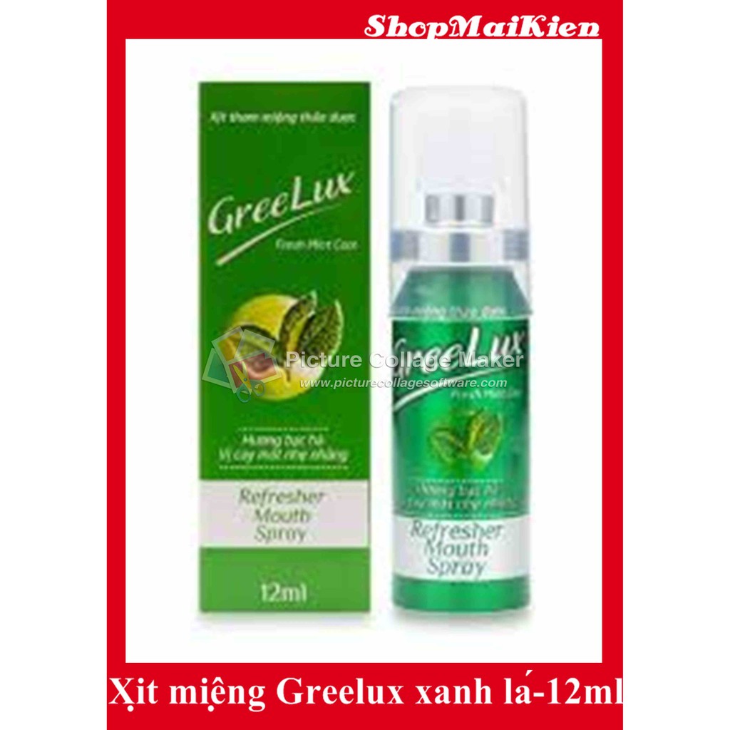 Combo 2 chai Xịt thơm miệng thảo dược Greelux- 12ml CTDP Hoa Linh