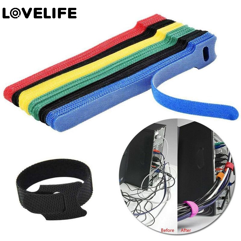 Set 20 Dây Quấn Cố Định Cáp Sạc / Tai Nghe Đa Năng Tiện Dụng