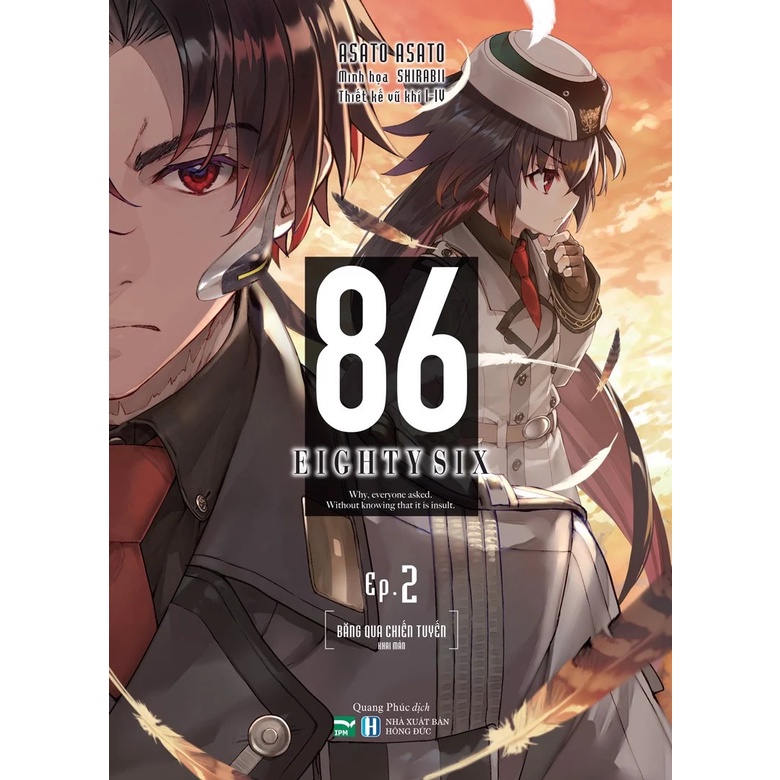 Sách 86 - Eighty Six - Lẻ tập 1 2 3 4 5 6 7 8 - Light Novel - IPM