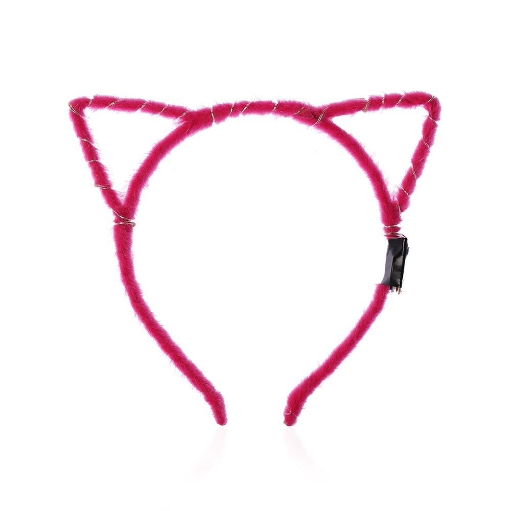 Cài tóc có tai mèo và đèn led thời trang cho nữ