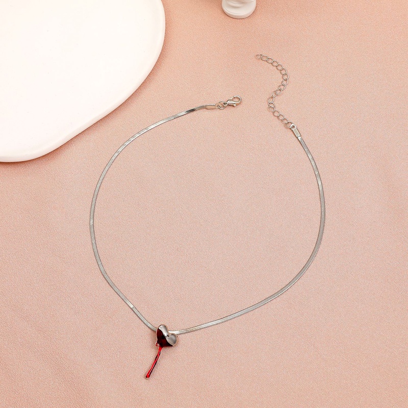 Dây chuyền mặt trái tim mũi tên kiểu cổ điển thời trang