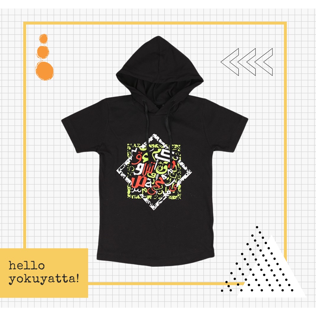 Áo Hoodie Cotton Màu Đen Cho Bé 30S