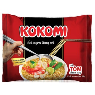 Gói mì tôm kokomi tôm chua cay 65gr