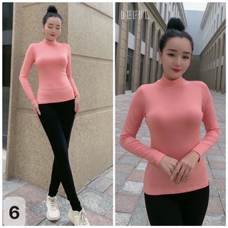 [HOT] Combo 2 ÁO GIỮ NHIỆT NỮ BEFUL CỔ 5P (inbox chọn màu)