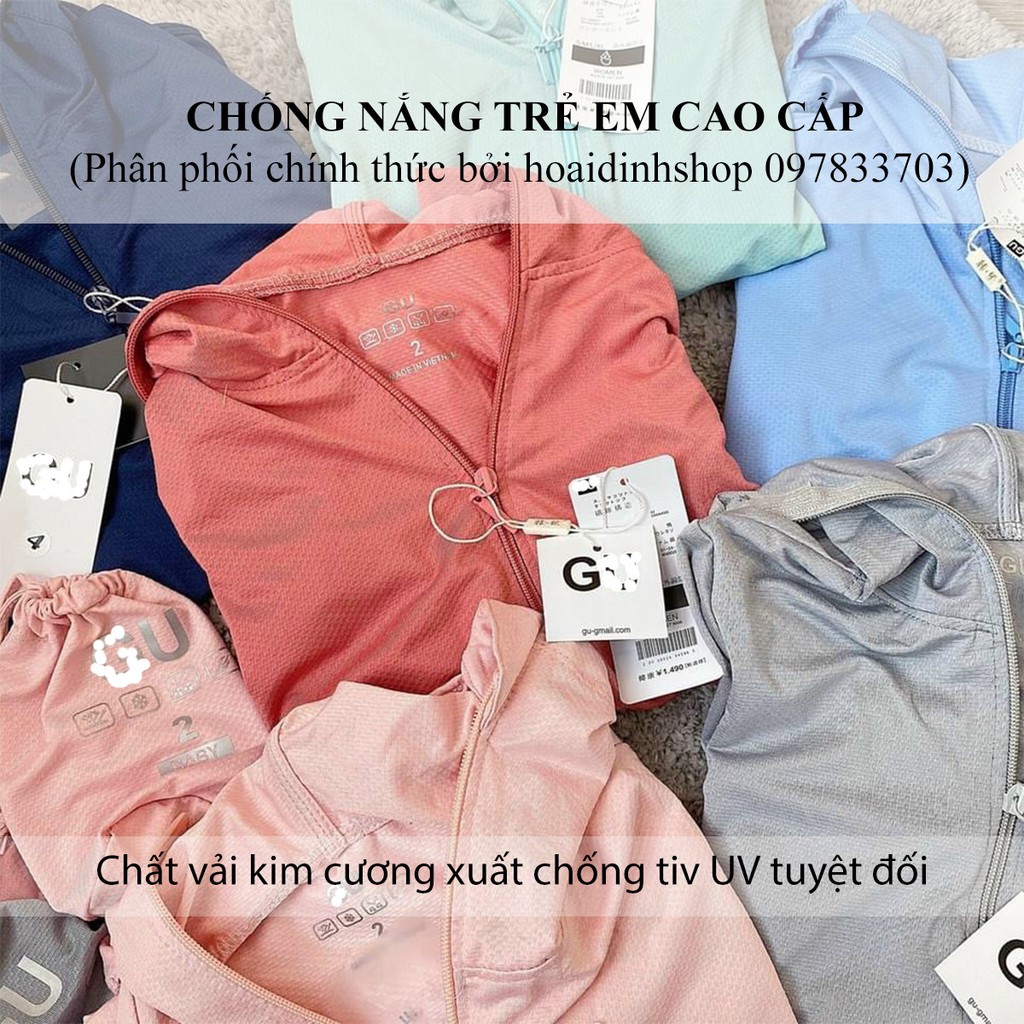 Áo Chống Nắng Trẻ Em Chống Tia UV Siêu Nhẹ, Mềm Mịn Xuất Nhật Mẫu Mới Nhất 2022