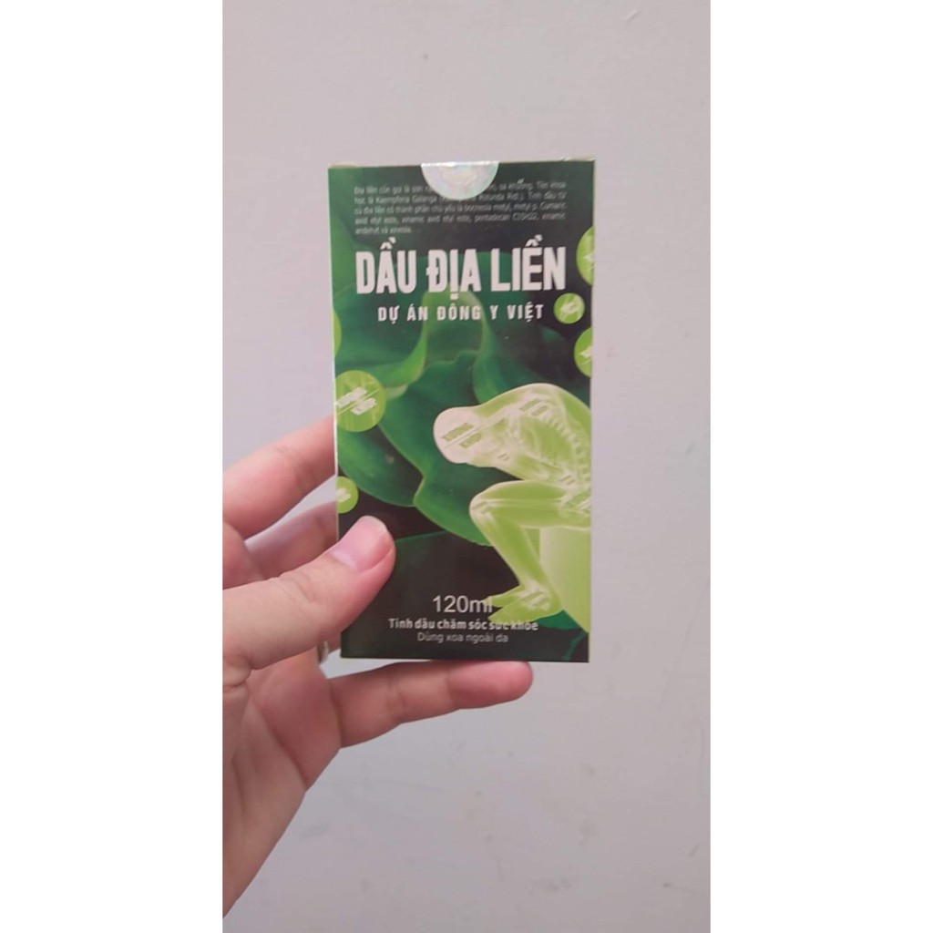 Dầu xoa bóp - Dầu địa liền 120ml- dùng cho thoái hoá cơ xương khớp