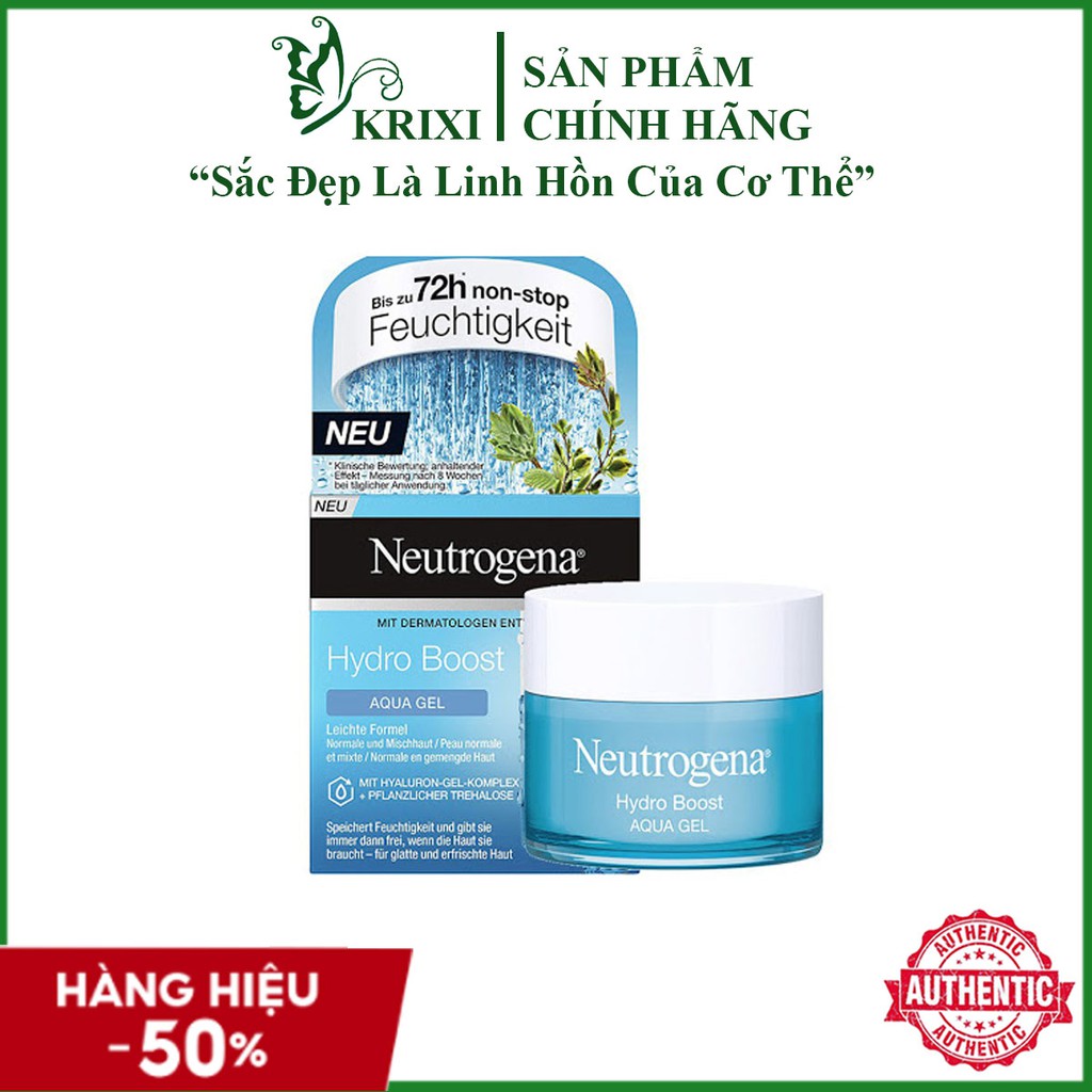 Kem Dưỡng Ẩm Neutrogena, Cấp Nước Neutrogena Hydro Boots Aqua Gel 50ml | BigBuy360 - bigbuy360.vn