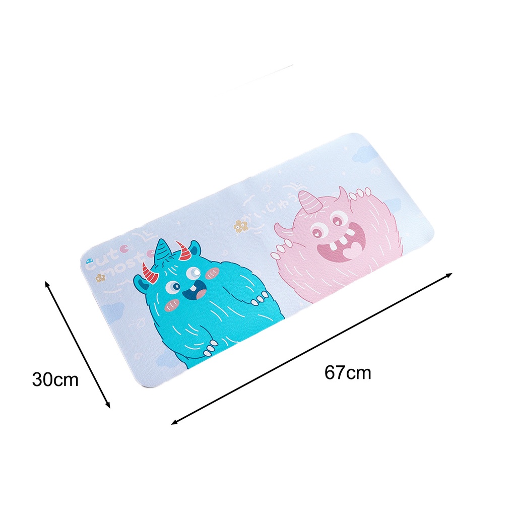 Miếng Lót Chuột Máy Tính Chống Trượt Không Thấm Nước Hình Hoạt Hình Dễ Thương