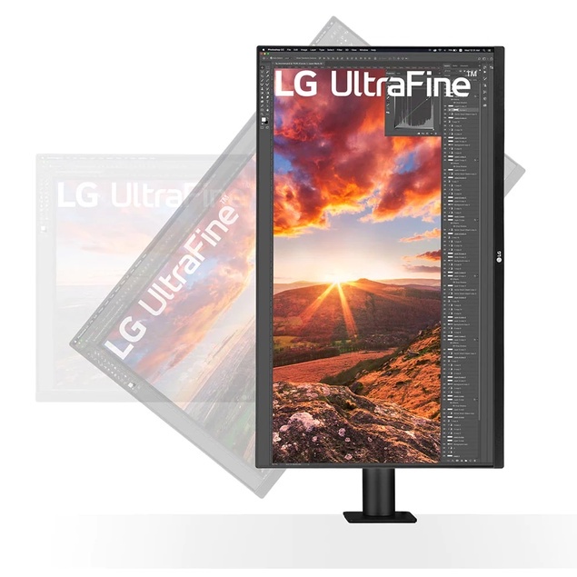 Màn Hình Máy Tính LG UltraFine UHD 31.5'' IPS HDR 10 USB Type-C Ergo stand 32UN880-B - Hàng Chính Hãng