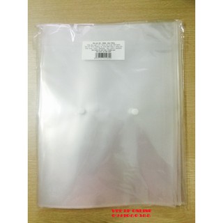 COMBO 10 CHIẾC BÌA NÚT (TÚI CLEAR BAG) PLUS KHỔ F CB2636