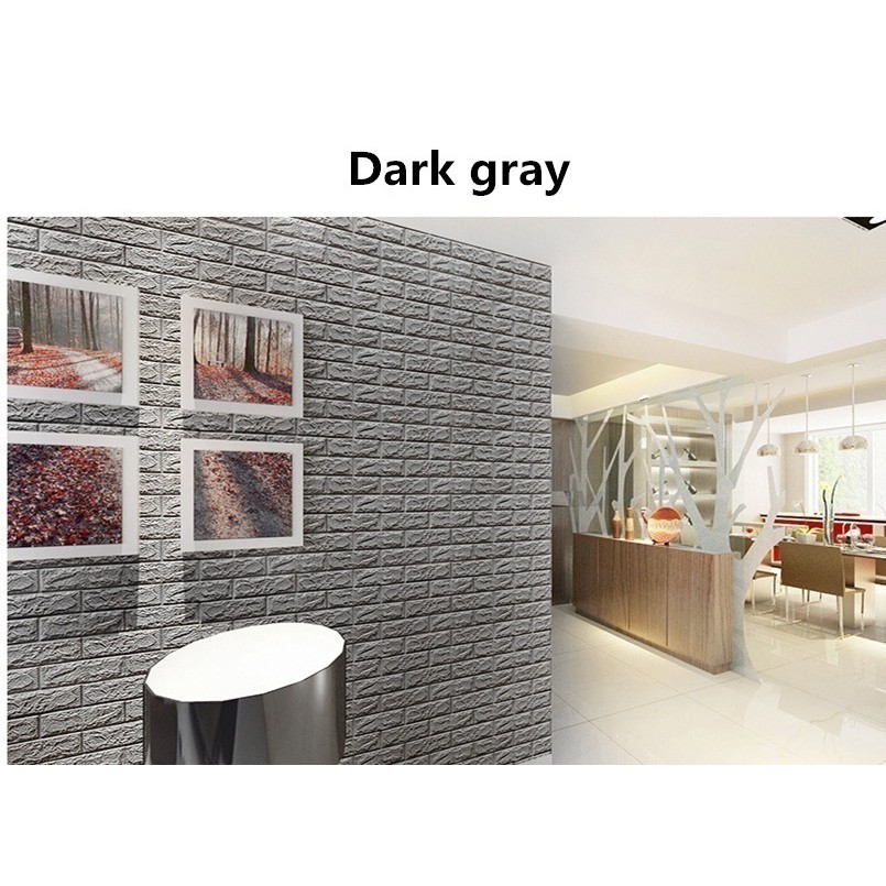 Giấy dán tường giả gạch trang trí đa năng