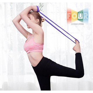 [Mã PHUKXFOUR giảm 50% đơn từ 190K]Dây Cao Su Đàn Hồi Kháng Lực Tập Thể Dục Yoga 1,5 Mét