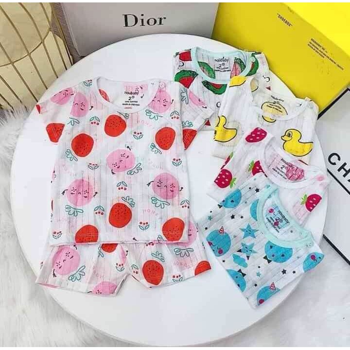 XẢ KHO THANH LÝ Bộ cộc tay cotton giấy chui, bé trai bé gái từ 3-14kg.