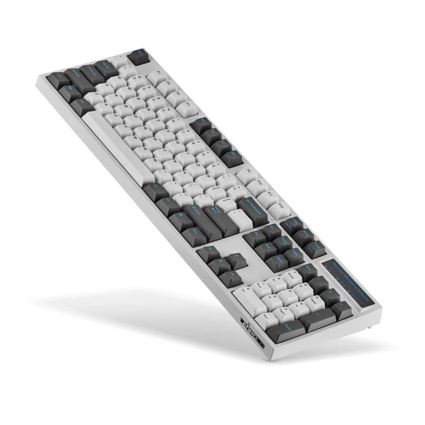 Bàn Phím Cơ Máy Tính Không Dây Hiệu Leopold FC900RBT Bluetooth White Dark Grey -  Hàng Chính Hãng - 