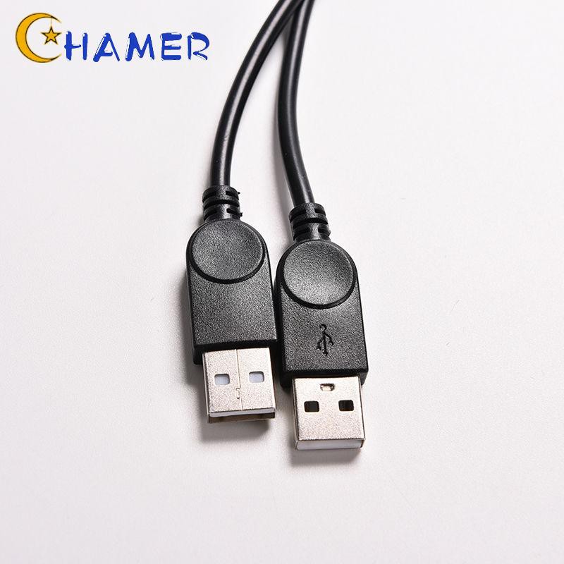 Dây cáp điện USB mini nối dài chia thành hai đầu USB tạo hình chữ Y kết nối ổ đĩa cứng chất lượng cao