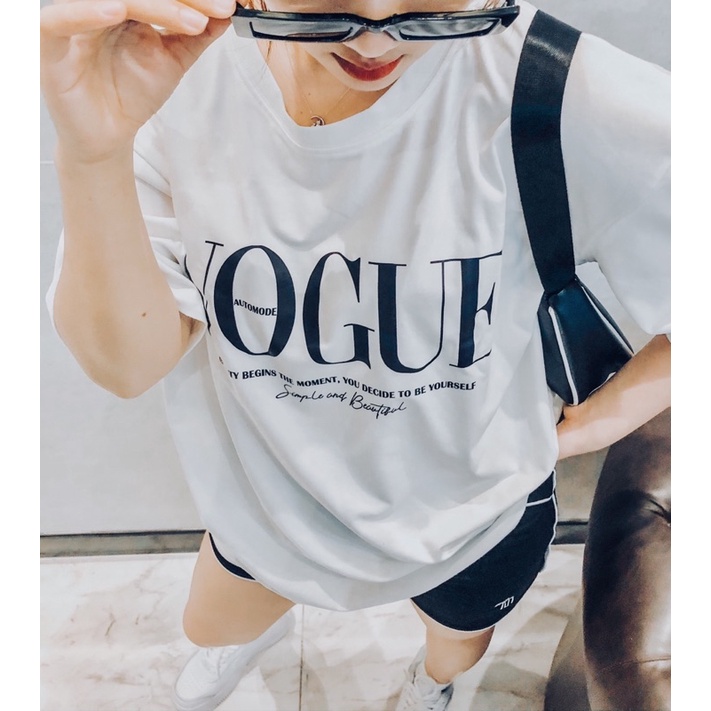 ÁO PHÔNG VOGUE thời trang Unisex from rộng Nam Nữ