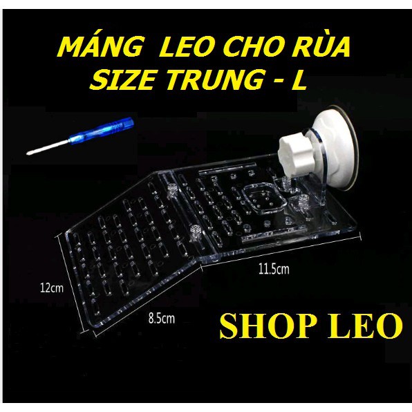 MÁNG LEO CHO RÙA NƯỚC MIKA SIZE TO