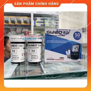 Test Thử Đường Huyết GluNeo lite  hộp 50 Test