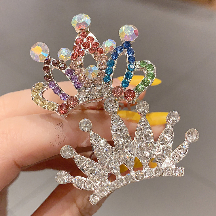 Kẹp Tóc Hình Vương Miện Xinh Xắn Dành Cho Bé Gái