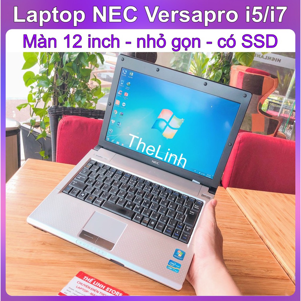 Laptop NEC Versapro VB 12.1 inch Core i5 i7 đời 2 đời 3