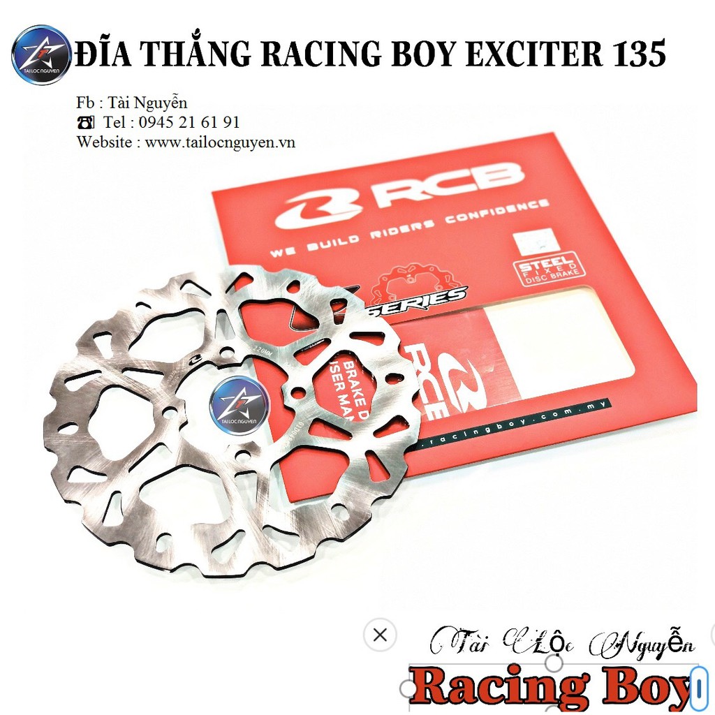 ĐĨA THẮNG TRƯỚC RACING BOY EXCITER 135 CHÍNH HÃNG