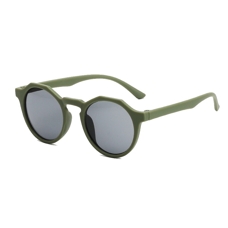 Kính Mát Gọng Tròn Chống Tia UV400 Phong Cách Cổ Điển Dành Cho Bé