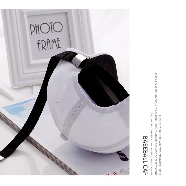 NÓN LƯỠI TRAI THỜI TRANG ĐUÔI DÀI THIÊU CHỮ PHONG CÁCH