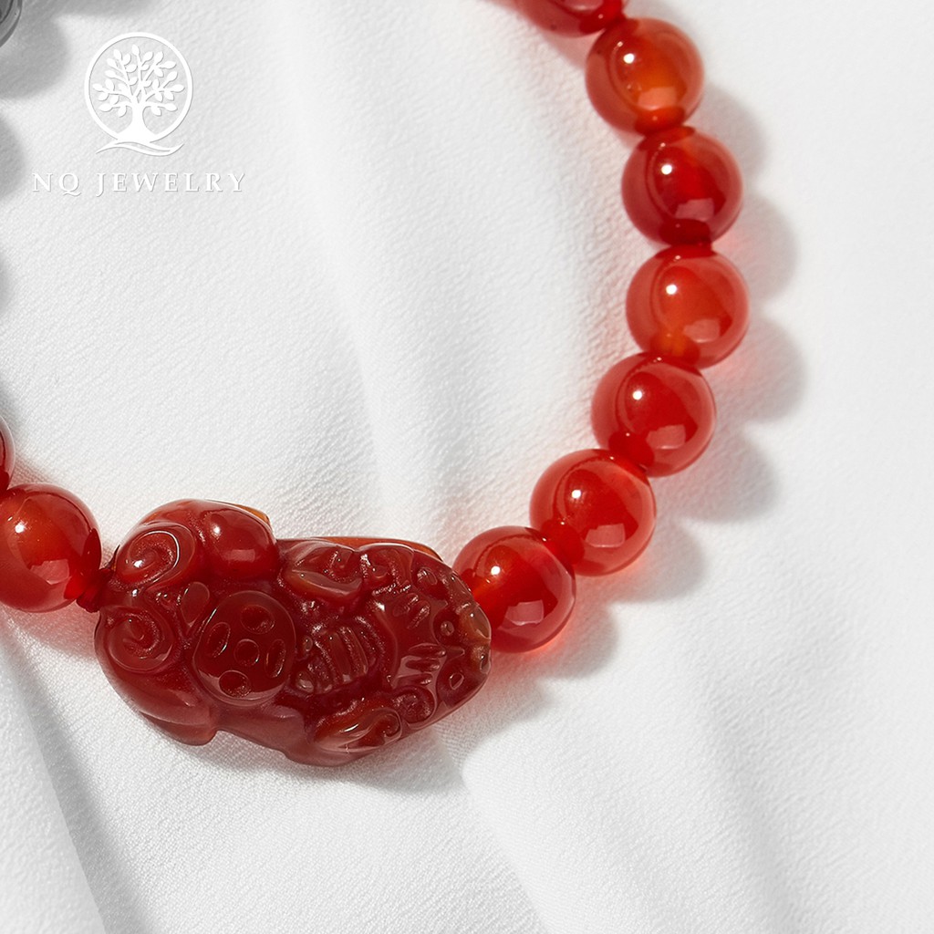 Vòng tay phối tỳ hưu đá - NQ Jewelry